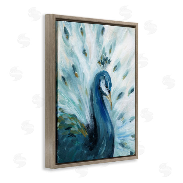 Stupell Industries Yvette St. Amant | Elegant Peacock Painting