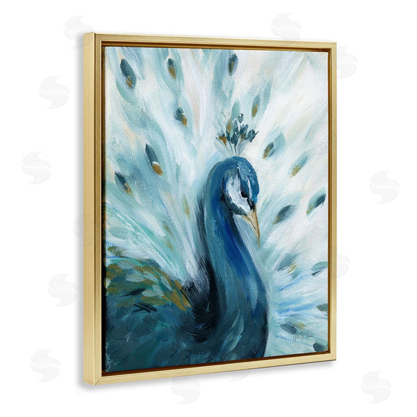 Stupell Industries Yvette St. Amant | Elegant Peacock Painting