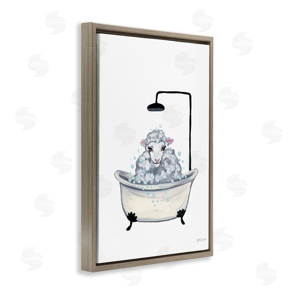 Stupell Industries Yvette St. Amant | Farm Sheep Bathtub