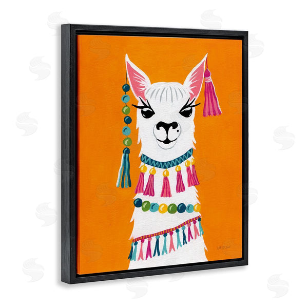 Stupell Industries Yvette St. Amant | Festive Llama Portrait