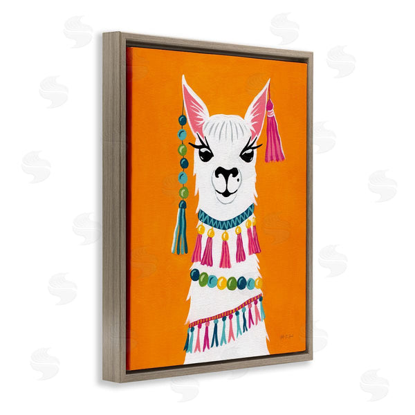 Stupell Industries Yvette St. Amant | Festive Llama Portrait