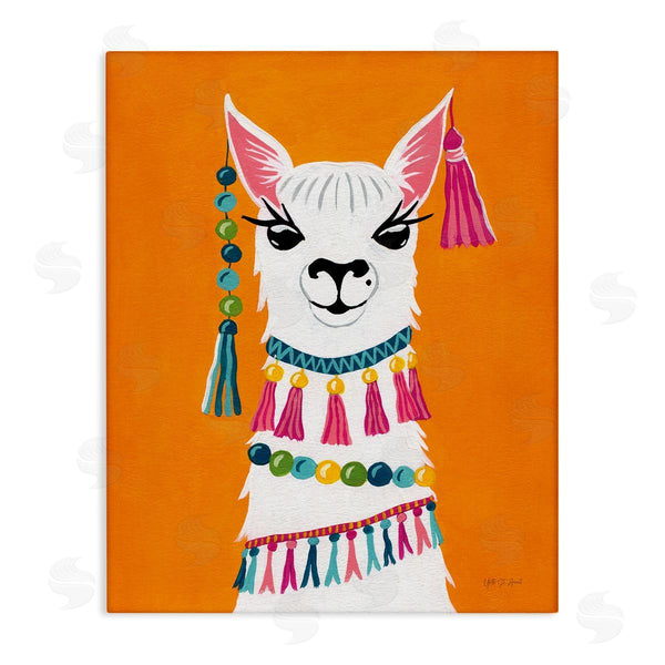 stupell industries Yvette St. Amant | Festive Llama Portrait