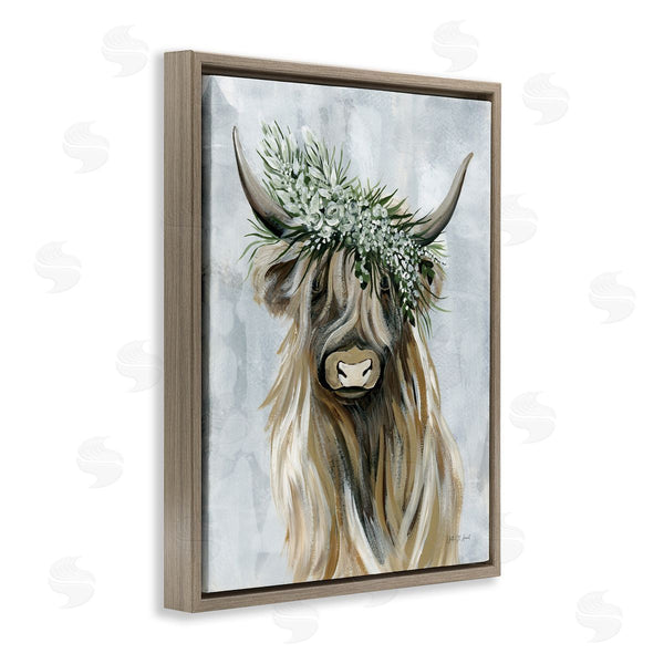Stupell Industries Yvette St. Amant | Floral Crowned Bovine
