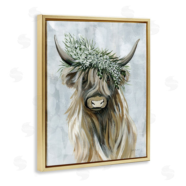 Stupell Industries Yvette St. Amant | Floral Crowned Bovine
