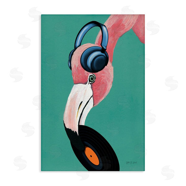 stupell industries Yvette St. Amant | Fun Musical Flamingo