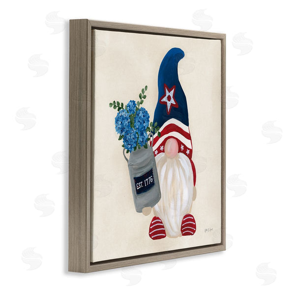Stupell Industries Yvette St. Amant | Gnome & Americana Bouquet