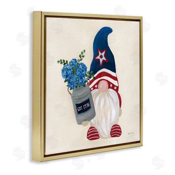 Stupell Industries Yvette St. Amant | Gnome & Americana Bouquet