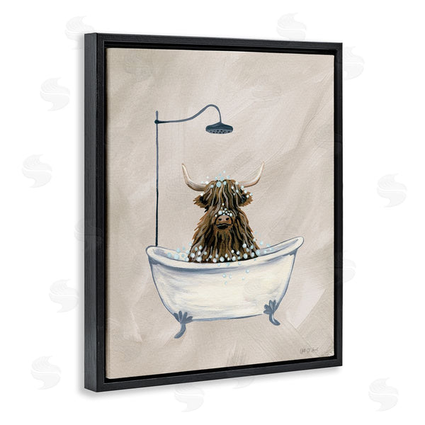 Stupell Industries Yvette St. Amant | Highland Cow Bubble Bath