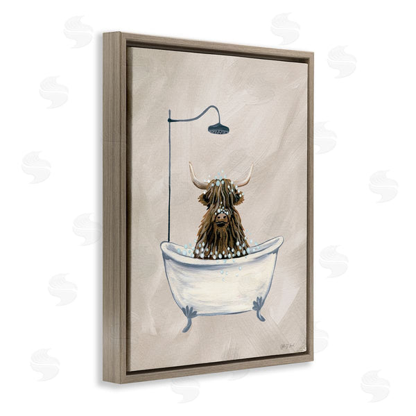 Stupell Industries Yvette St. Amant | Highland Cow Bubble Bath