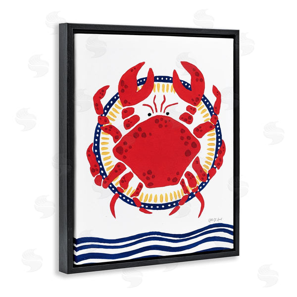 Stupell Industries Yvette St. Amant | Kitschy Coastal Crab