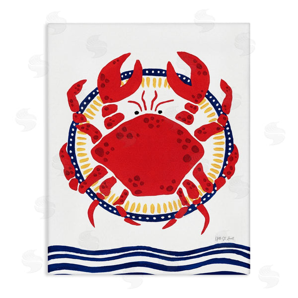 stupell industries Yvette St. Amant | Kitschy Coastal Crab