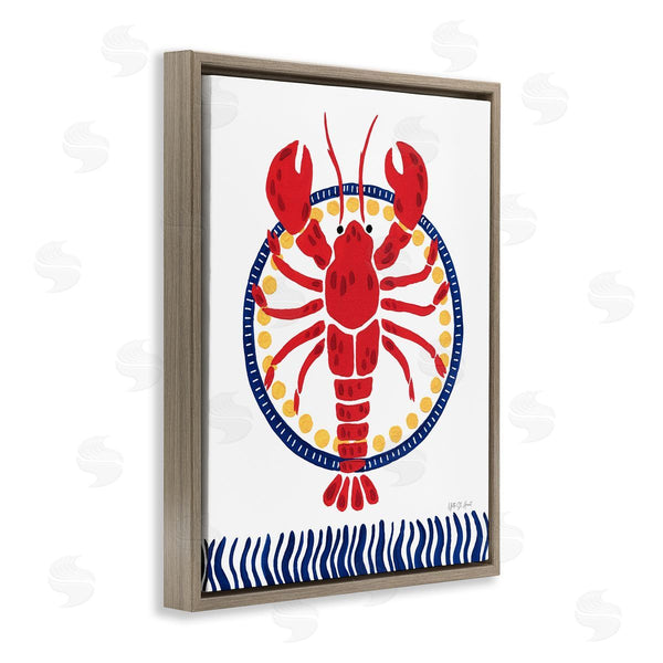 Stupell Industries Yvette St. Amant | Kitschy Coastal Lobster
