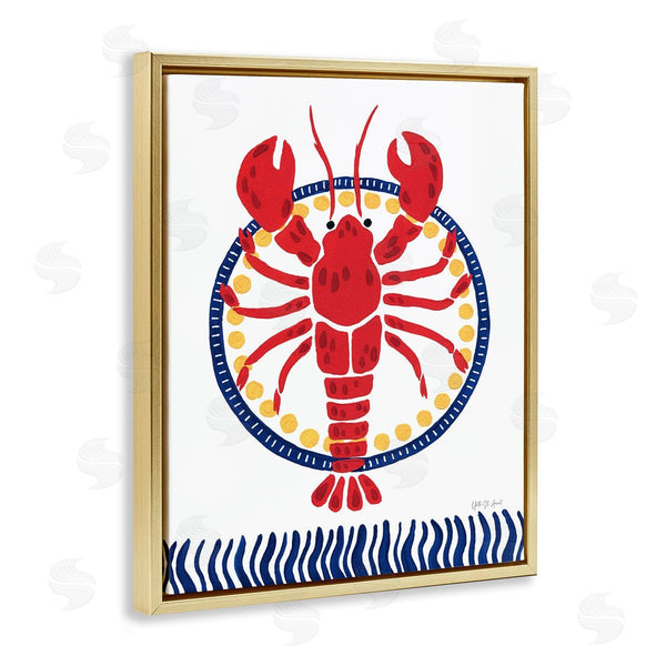 Stupell Industries Yvette St. Amant | Kitschy Coastal Lobster