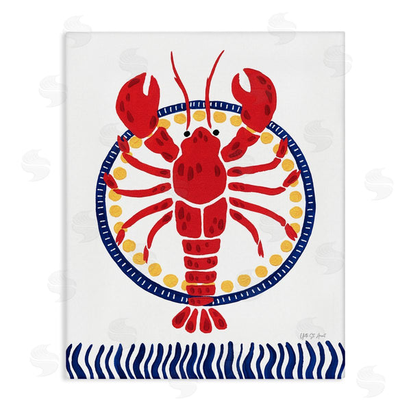 stupell industries Yvette St. Amant | Kitschy Coastal Lobster
