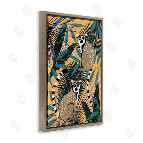 Stupell Industries Yvette St. Amant | Lemurs And Tropical Plants