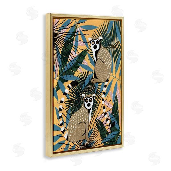 Stupell Industries Yvette St. Amant | Lemurs And Tropical Plants