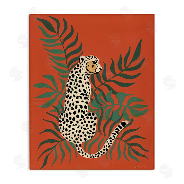 stupell industries Yvette St. Amant | Leopard and Palm Leaves