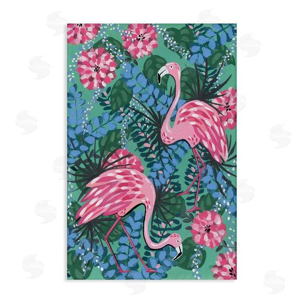 stupell industries Yvette St. Amant | Maximalist Flamingos Pattern Wall Art