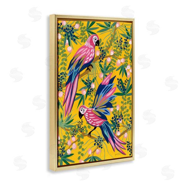 Stupell Industries Yvette St. Amant | Maximalist Parrots Pattern Wall Art