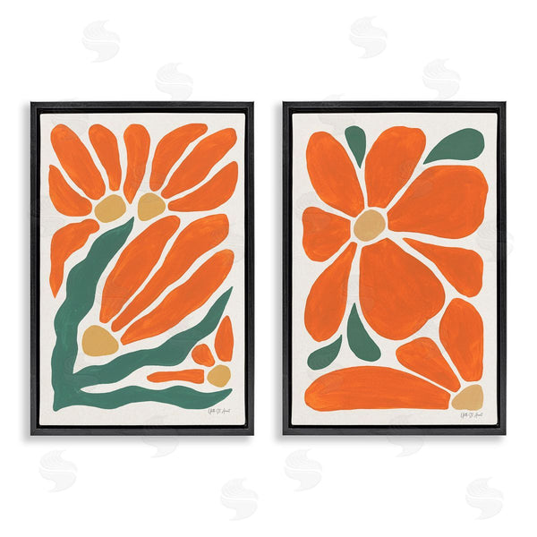 Stupell Industries Yvette St. Amant | Midcentury Flower Abstracts