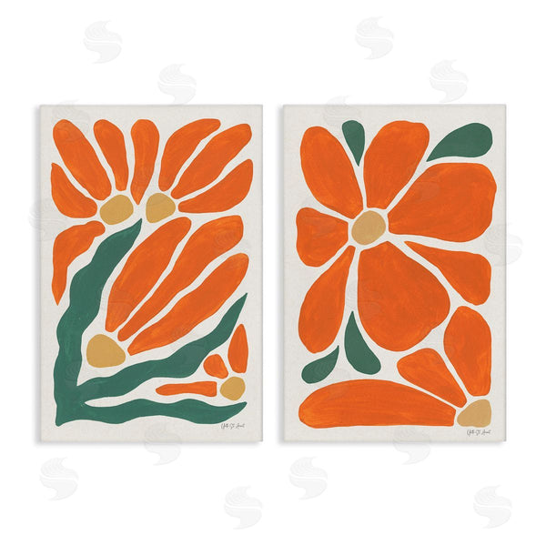 stupell industries Yvette St. Amant | Midcentury Flower Abstracts