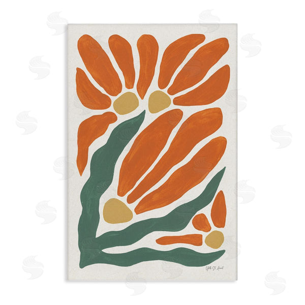 stupell industries Yvette St. Amant | Midcentury Orange Blooms