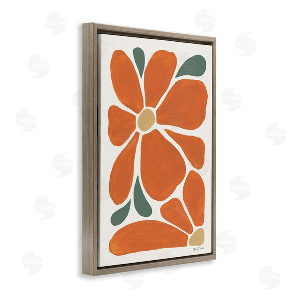 Stupell Industries Yvette St. Amant | Minimal Mod Orange Flowers