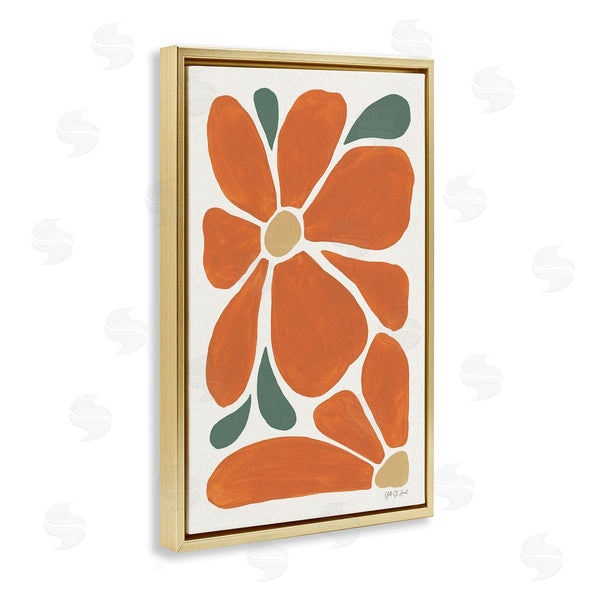 Stupell Industries Yvette St. Amant | Minimal Mod Orange Flowers