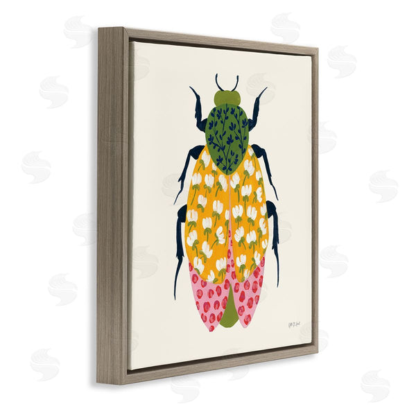 Stupell Industries Yvette St. Amant | Mixed Blooms Beetle