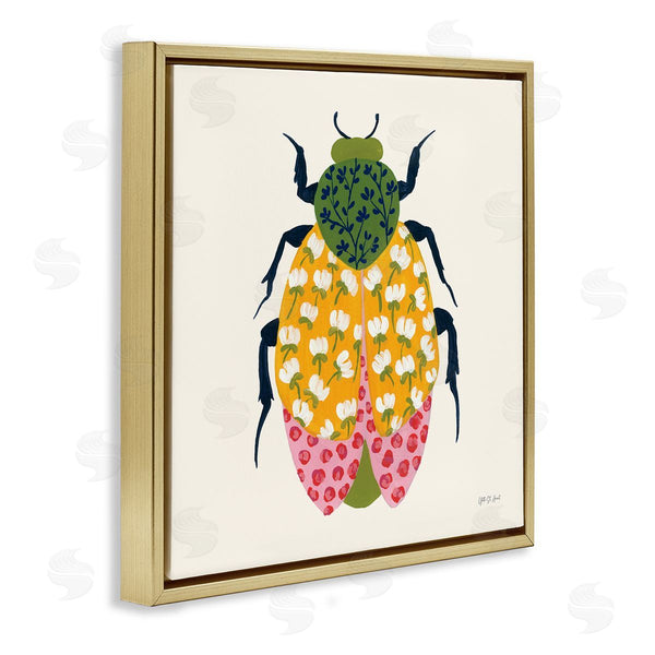 Stupell Industries Yvette St. Amant | Mixed Blooms Beetle