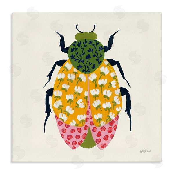 stupell industries Yvette St. Amant | Mixed Blooms Beetle
