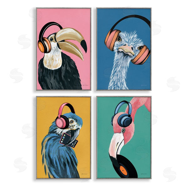 Stupell Industries Yvette St. Amant | Musical Tropical Birds Wall Art