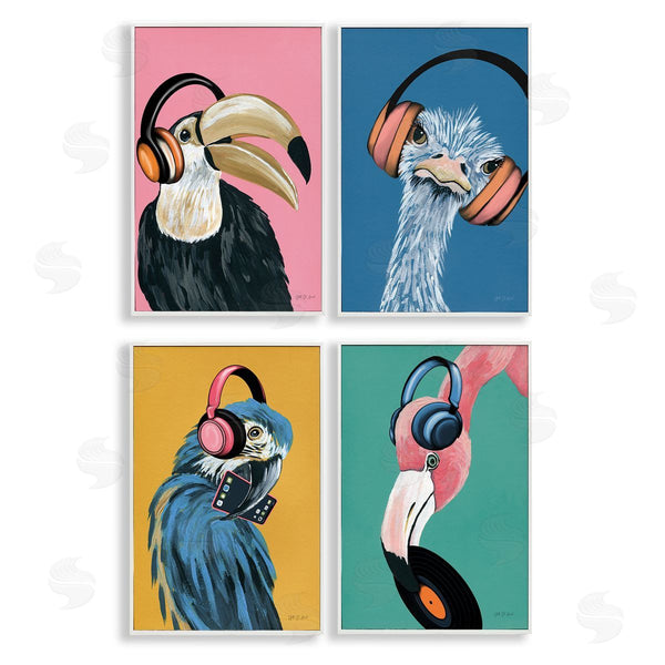 Stupell Industries Yvette St. Amant | Musical Tropical Birds Wall Art