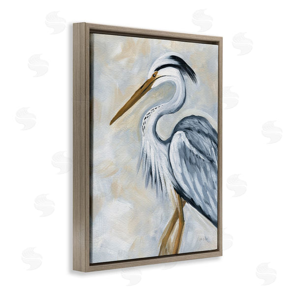 Stupell Industries Yvette St. Amant | Muted Blue Heron