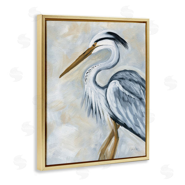 Stupell Industries Yvette St. Amant | Muted Blue Heron