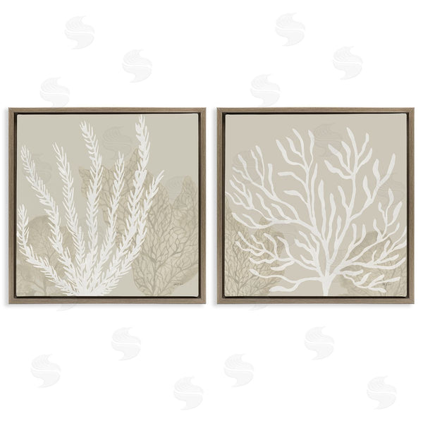 Stupell Industries Yvette St. Amant | Muted Coral Branches On Beige