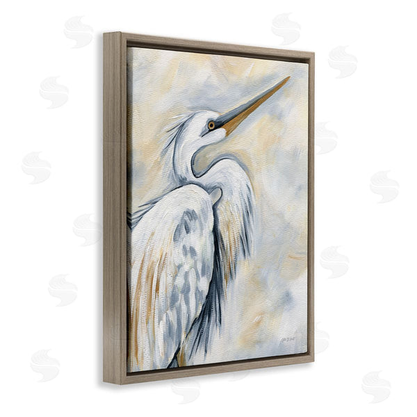 Stupell Industries Yvette St. Amant | Muted White Egret
