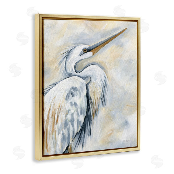 Stupell Industries Yvette St. Amant | Muted White Egret