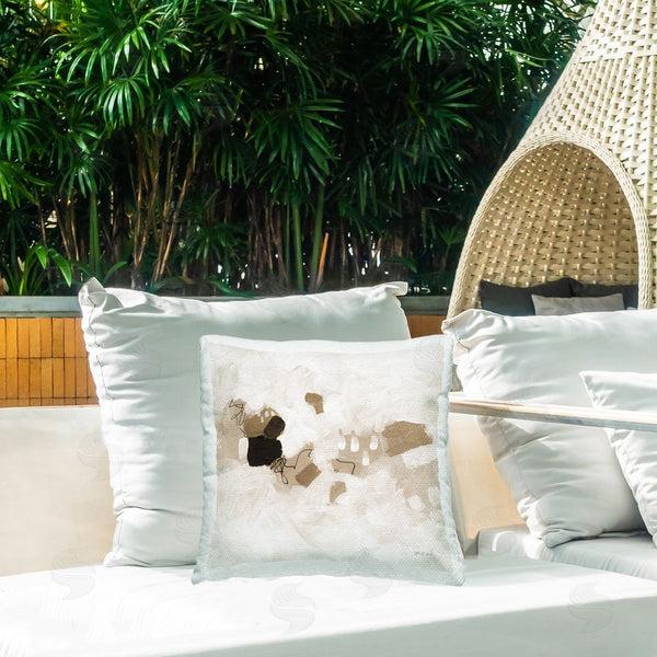 Stupell Industries Yvette St. Amant | Neutral Classic Conservatory Printed Throw Pillow