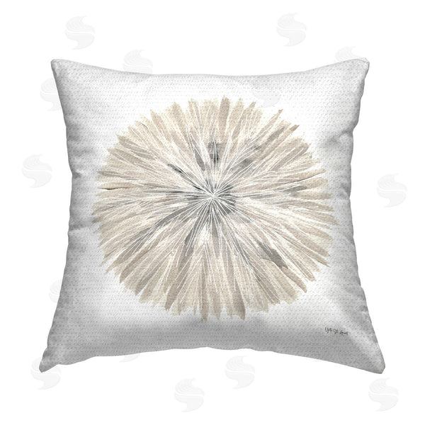Stupell Industries Yvette St. Amant | Neutral Nature's Pinwheel Printed Throw Pillow