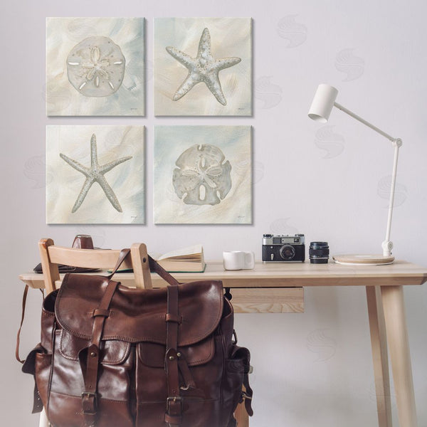 Stupell Industries Yvette St. Amant | Neutral Starfish & Sand Dollars Wall Art