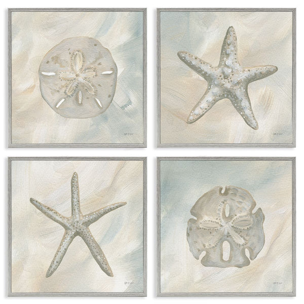 Stupell Industries Yvette St. Amant | Neutral Starfish & Sand Dollars Wall Art