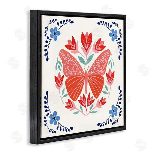 Stupell Industries Yvette St. Amant | Orange Folk Butterfly
