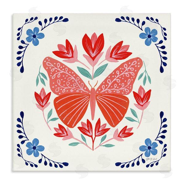 stupell industries Yvette St. Amant | Orange Folk Butterfly
