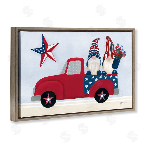 Stupell Industries Yvette St. Amant | Patriotic Gnomes In Truck