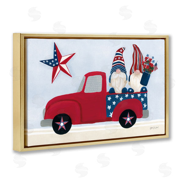 Stupell Industries Yvette St. Amant | Patriotic Gnomes In Truck