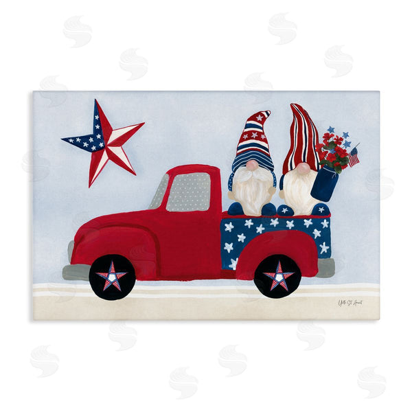 stupell industries Yvette St. Amant | Patriotic Gnomes in Truck