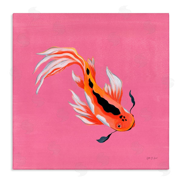 stupell industries Yvette St. Amant | Pink Vibrant Koi Fish