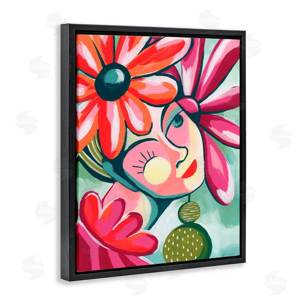 Stupell Industries Yvette St. Amant | Retro Bright Jolie Portrait