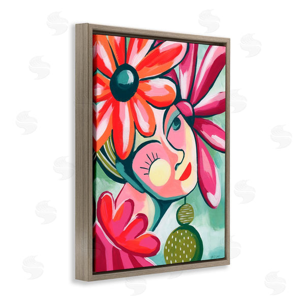 Stupell Industries Yvette St. Amant | Retro Bright Jolie Portrait